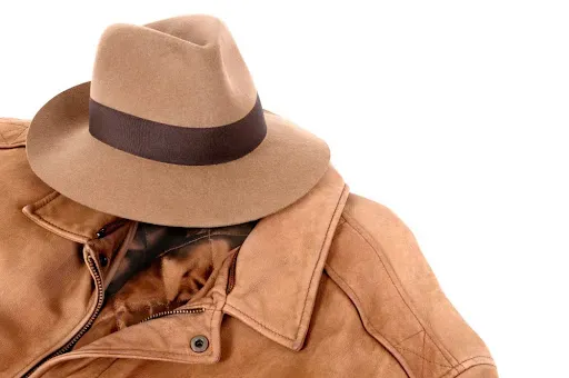 outfit z kapeluszem kowbojskim